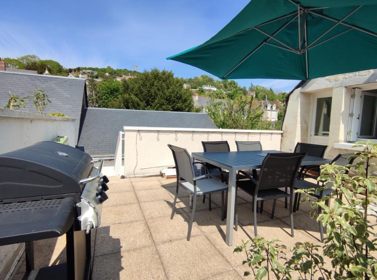 Gite La P'Tite Terrasse Chinon Centre Exterior foto
